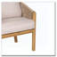 Chaise avec accoudoirs pour l'extérieur