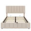 Lit plateforme tapissier luxueux avec système de rangement à levage hydraulique-261372970-261372971