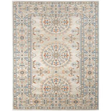 Union Rustic Ragin Cream/Gray/Blue Indoor/Outdoor Rug & Reviews