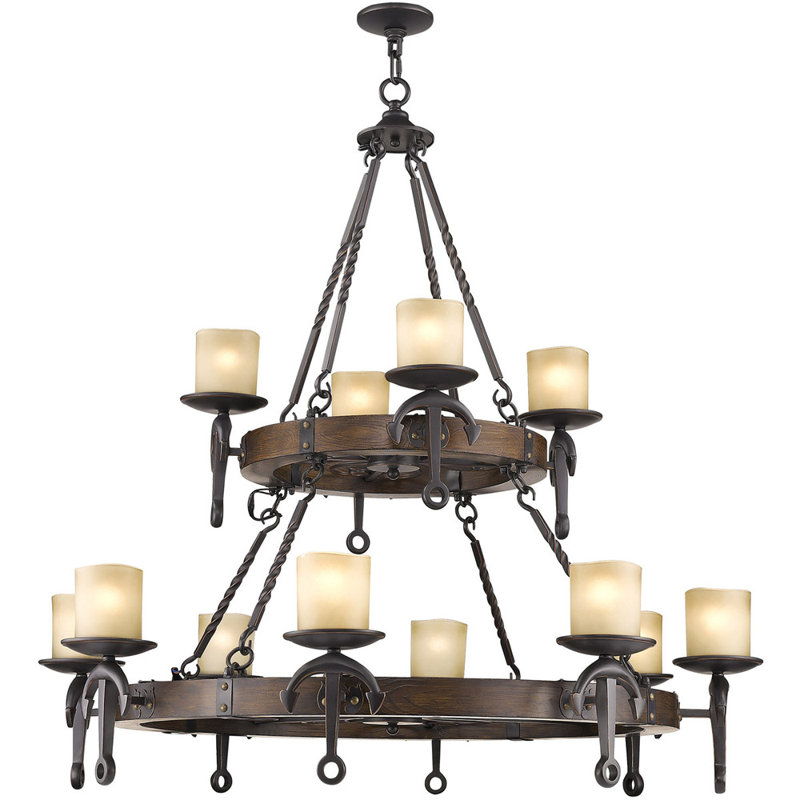 12 - Light Tiered Chandelier