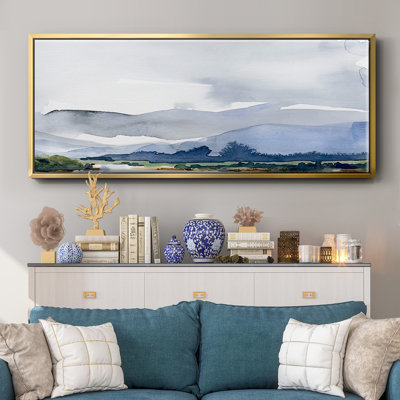 Blue Ridge I- Framed Canvas