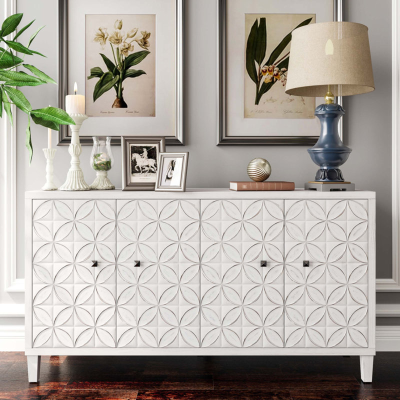 Armoire 4 portes en bois