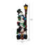 Lampadaire empilable bonhomme de neige avec DEL