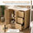 36'' Freestanding Single Bathroom Vanity With Ceramic Sink Top-690042152-690042155