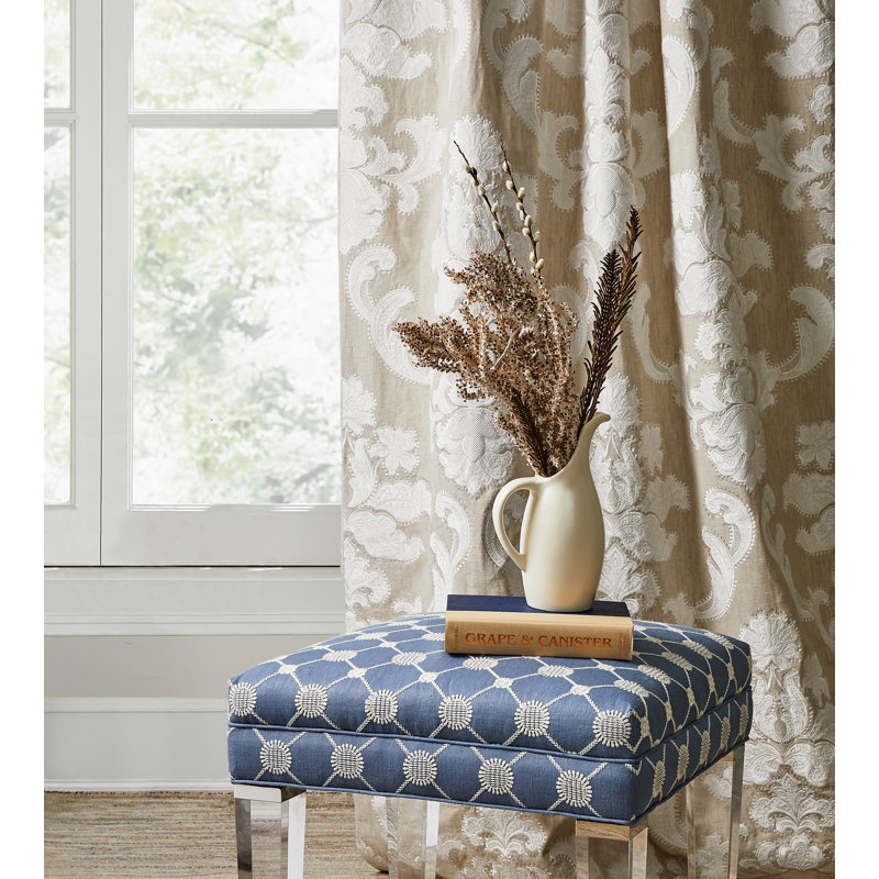 Norden Gustavian Diamond Fabric, Copenhagen Blue