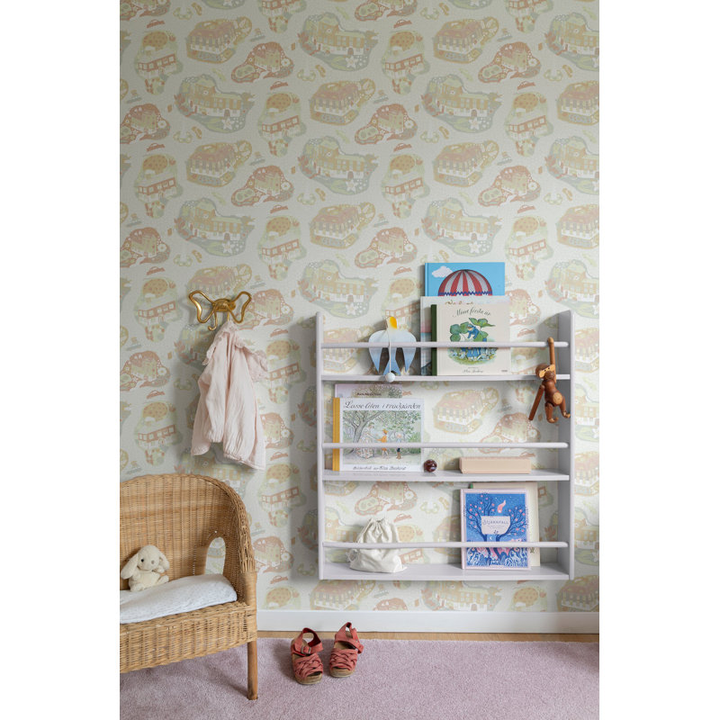 Galerie Resan Staden Town Wallpaper, Grey