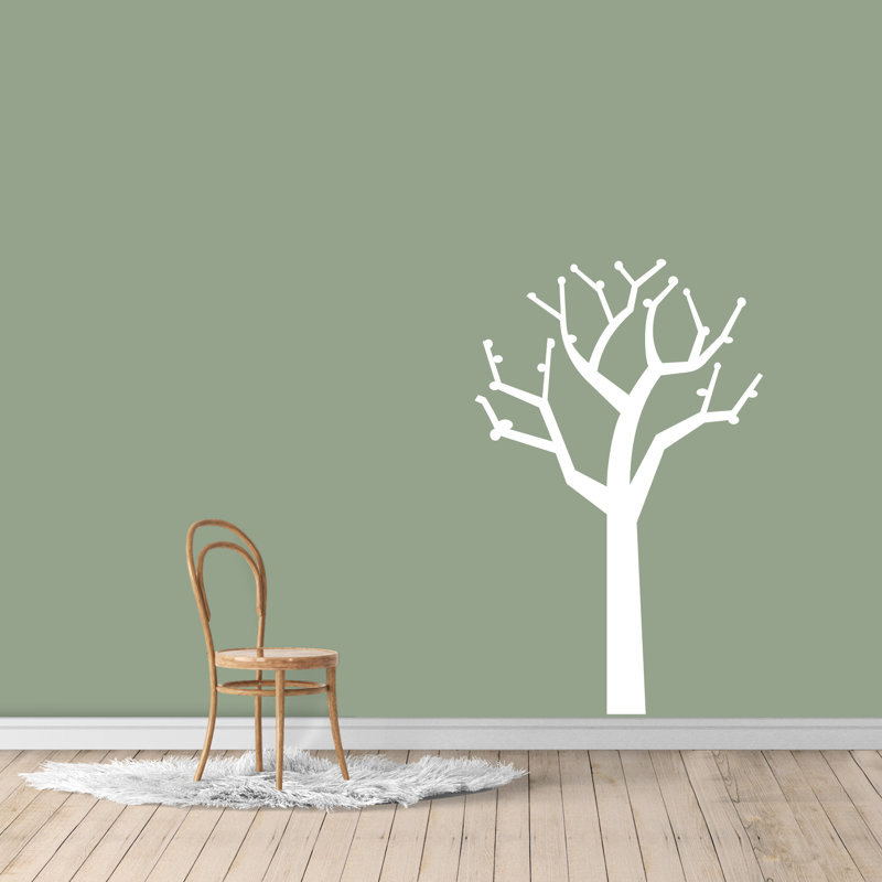 Décalcomanies murales arbre, Blanc