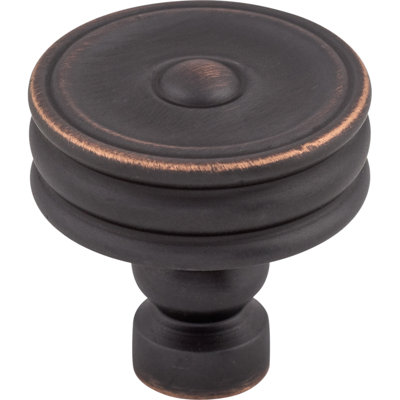 Brixton Ridged 1 1/4" Diameter Round Knob