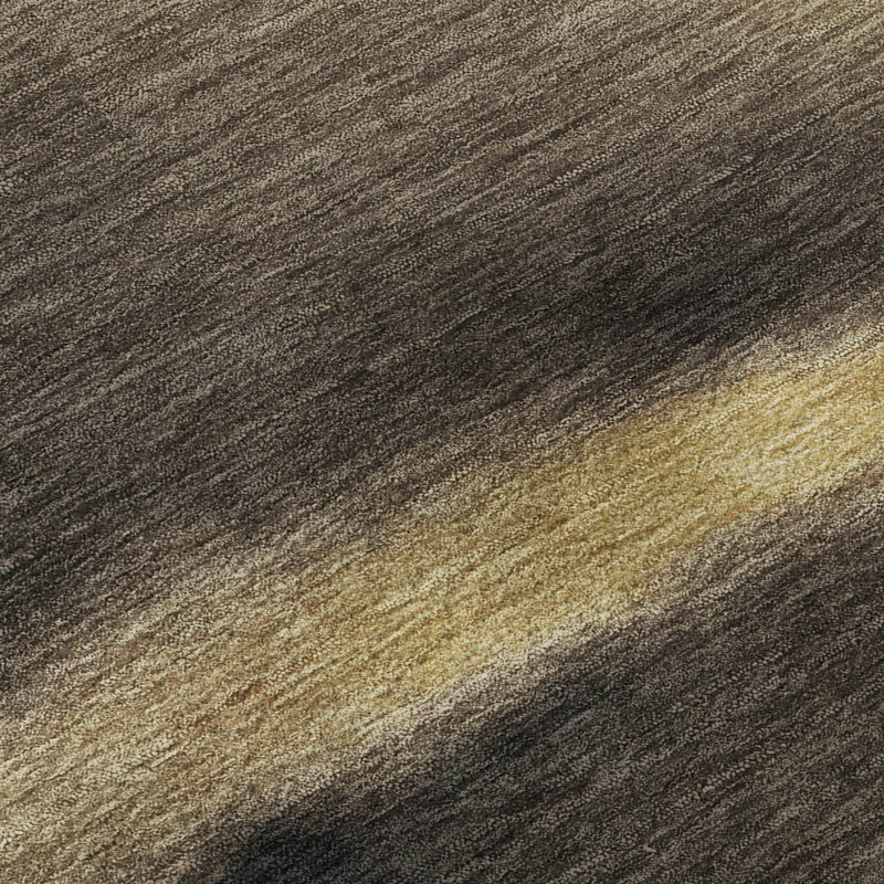 Premium Machine Washable Mayfield AMF2419 Abstract Rug, 1'8" x 2'6", Honey