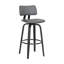 Tabouret de bar pivotant à structure métallique