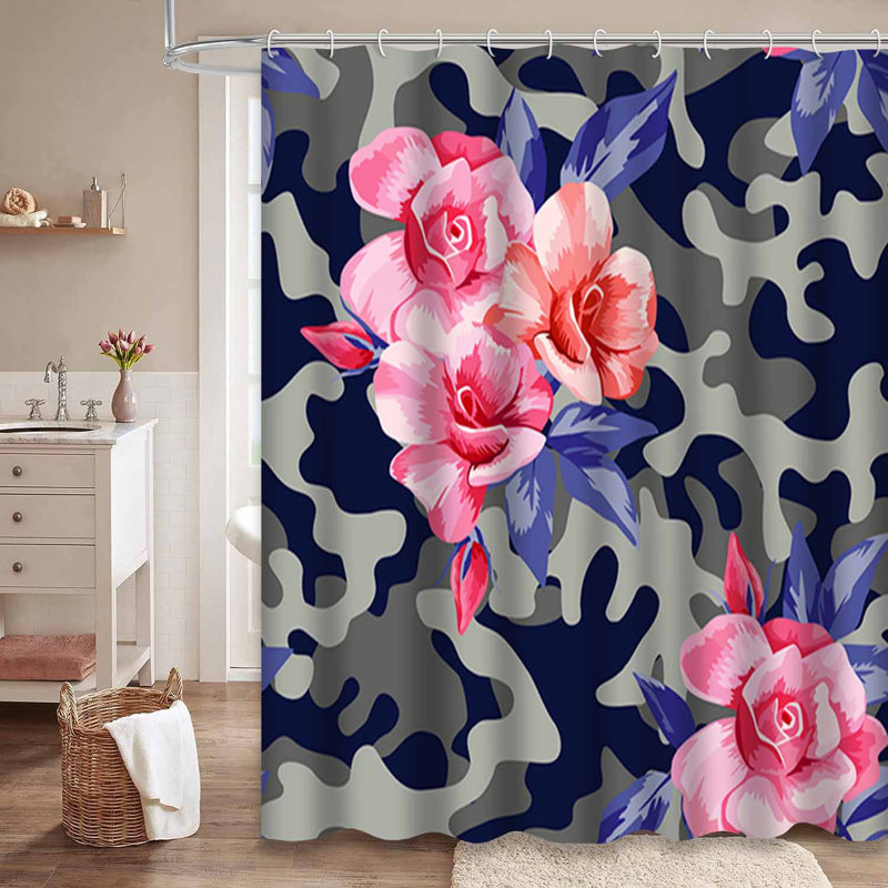 Rideau de douche Trendy Camo, L 72 po x l 72 po