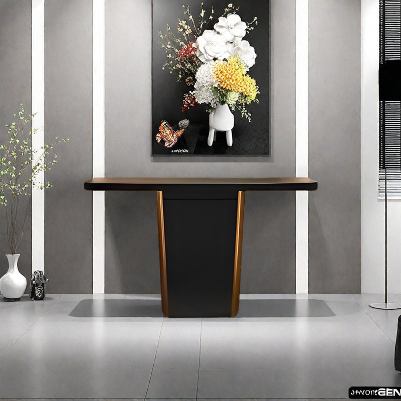 Console moderne haut de gamme moderne, H 33,46 po x l 39,37 po x P 13,78 po