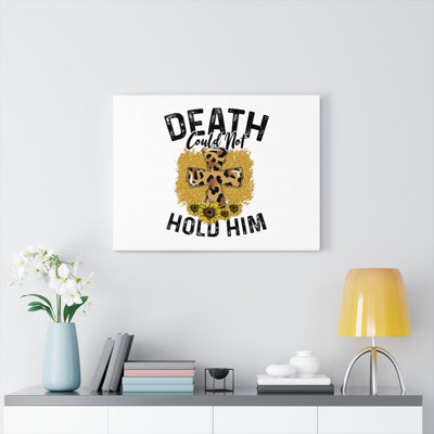 Death Couldn't Hold Him Animal Print - Wrapped Canvas Print