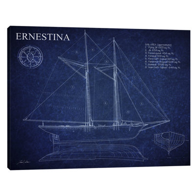 Ernestina by Tina Carlson - Wrapped Canvas Print