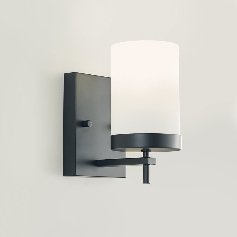 Zire 1 - Light Armed Sconce, No, Midnight Black