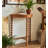 26.77" Brown Semi-Circle Solid + Manufactured Wood Console Table