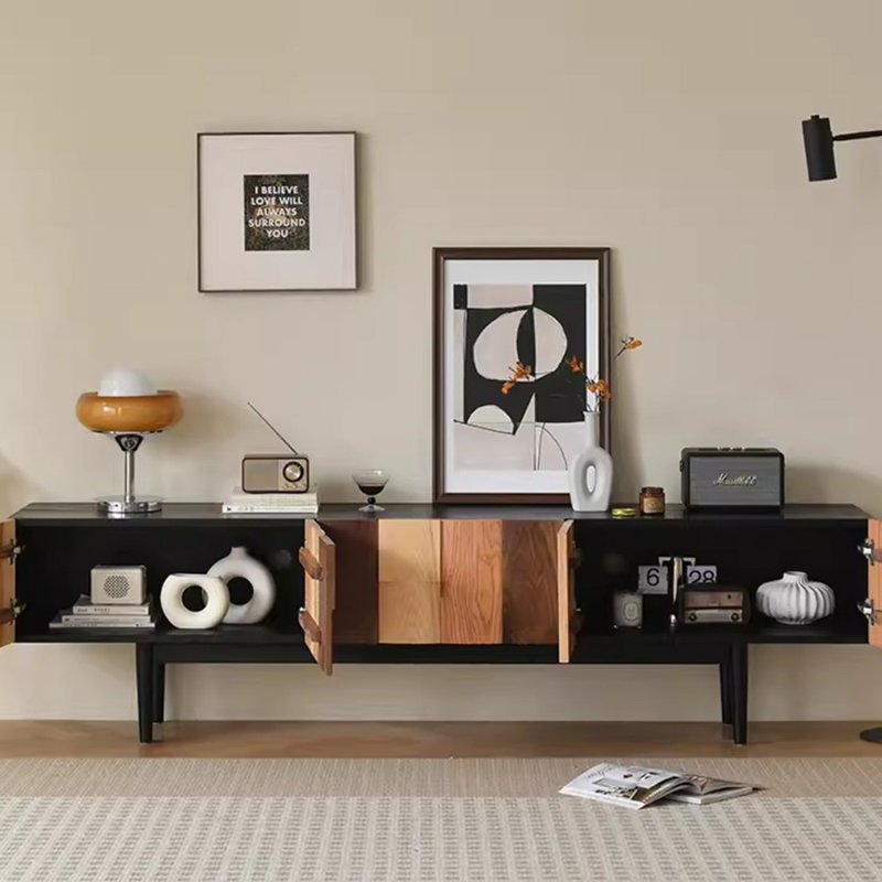 Meuble télé moderne en bois massif