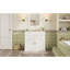 Meuble-lavabo de luxe 36 po avec lavabo en céramique, meuble-lavabo avec 2 grandes portes à fermeture douce et meuble de rangement en bois massif-1031154280
