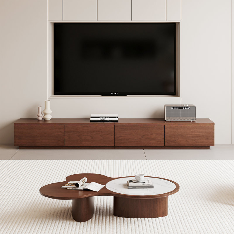 Meuble télé 94,5 po Modern, H 13,78 po x L 15,75 po x l 94,5 po