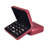 Jewellery Ring Organizer Box, Portable Small Storage Display Case, Fashion Ring Tray Holder Showcase, Ring Boxes For Multiple Rings(Red)