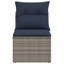 55cm Wide Patio Sofa with Cushions