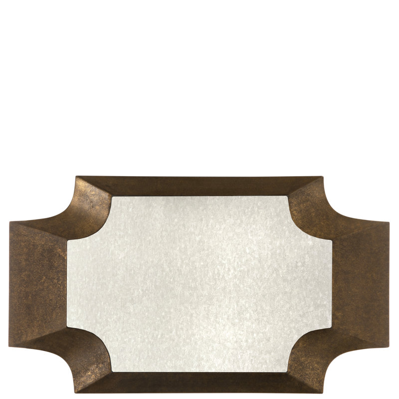 Farris Mirror - White, Brown