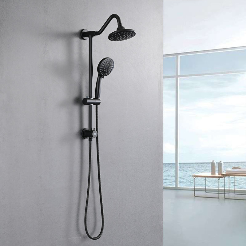 Efficient Compact Rain & Handheld Shower Combo for Bathroom