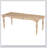 1 Piece Rectangular Dining Table without Chair