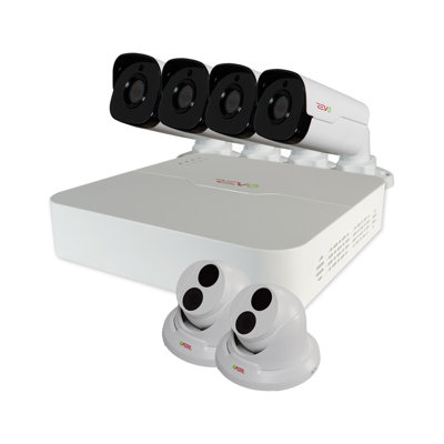 Home Imports Emporium Ultra 8CH, 2TB HD NVR Surveillance System Modern Security Camera System