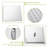 Dual Shower Head - 10 Inch Ceiling Mount Square Shower System with Rough-in Valve, Chrome-129763789