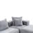 Modular 3-Seat Sectional Sofa, All-Foam Deep-Seat Couch-1141742908