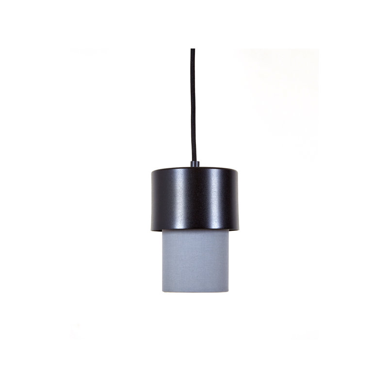 Aiona 1 - Light Cylinder Pendant, Grey, Black