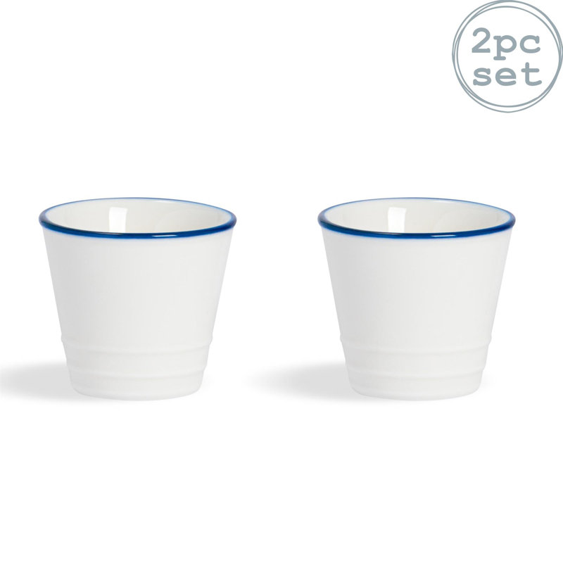 Nicola Spring - White Farmhouse Egg Cups - 5cm