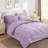 7-Piece Comforter Set, Microfiber, All Season Bed in a Bag – Light Purple, Queen-130132292-88294585