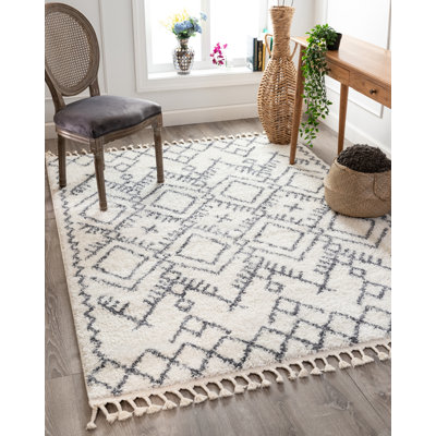 Melody Moroccan Synthetic Shag Area Rug