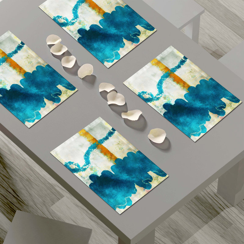 Napperon abstrait en polyester