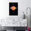 Reproduction d'art mural orange, paysage abstrait, paysage contemporain et nature-1709120819