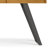 Lowry 72"W Oak Veneer and Metal Modern Industrial Writing Desk with 2 Deep Drawers and Flip-Down Keyboard Tray-450102050-478809318