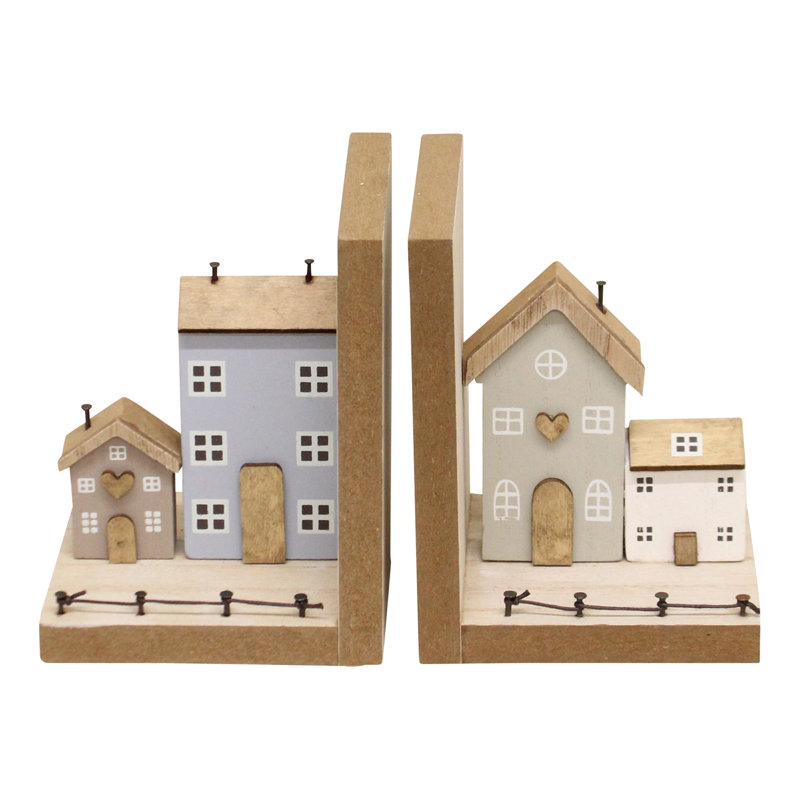 Wood Bookends