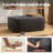 Nathasa 2 - Piece No Assembly Required Upholstery Boneless Sofa, Free Combination Compression Sectional, Cloud-like Couch with Ottoman-1745098343-1745098341
