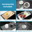 Évier de cuisine fait à la main en acier inoxydable 304 de 33 po x 22 po avec station de travail au fini pratique, teinture de cuisine 33 po x 22 po-124993353-124993352