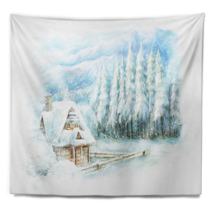 Tapisserie «Christmas Winter Happy», H 32 po x l 39 po