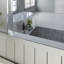 Miroir en aluminium à angle droit avec cadre en aluminium - Miroir d'appoint mural-1732595036-1732595011