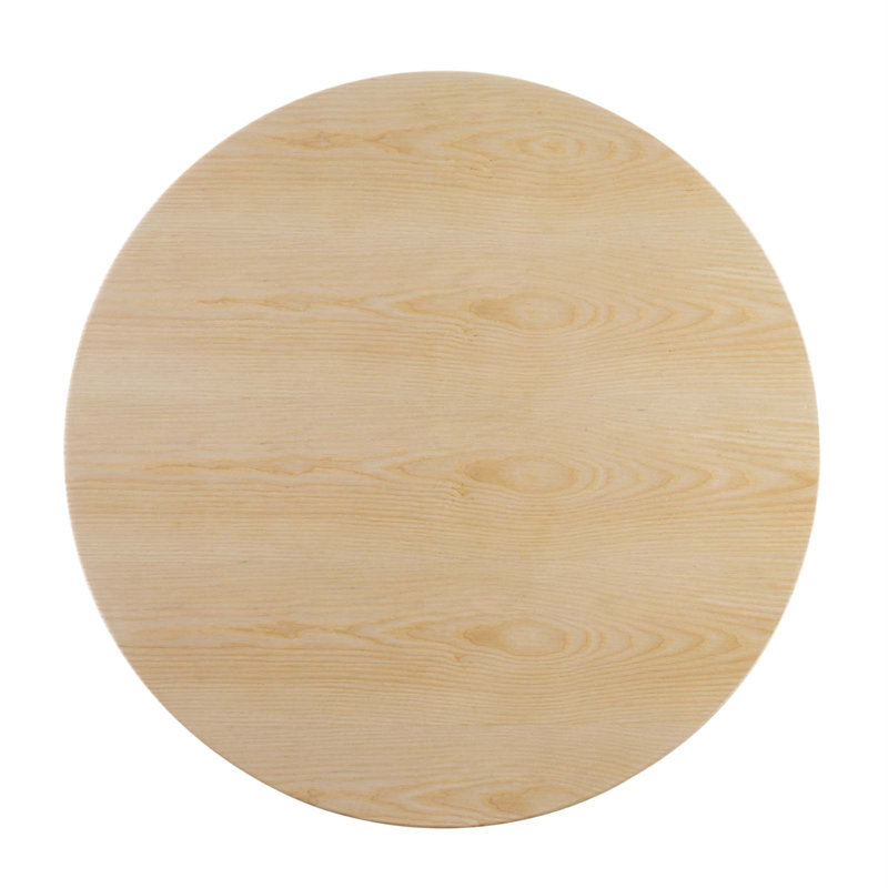 Silver Orchid Fein Oval Dining Table, Black, 60" W x 60" L, Walnut