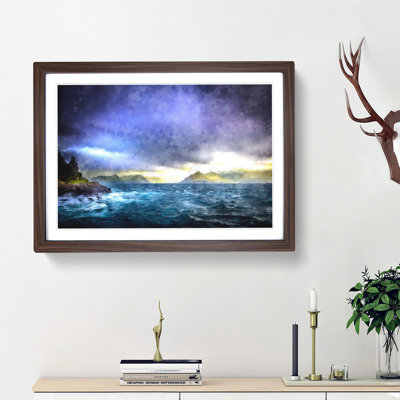 Faroe Island Ocean View - Picture Frame Graphic Art Print