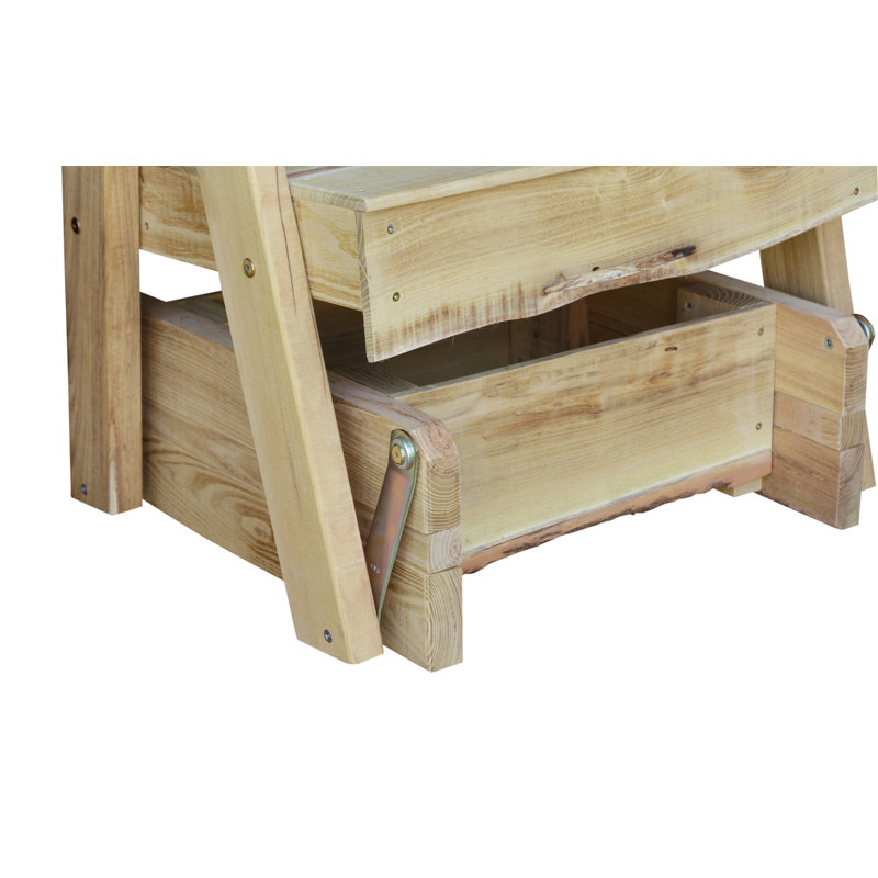 Fauteuil oscillant Maryann Timberland, Brut