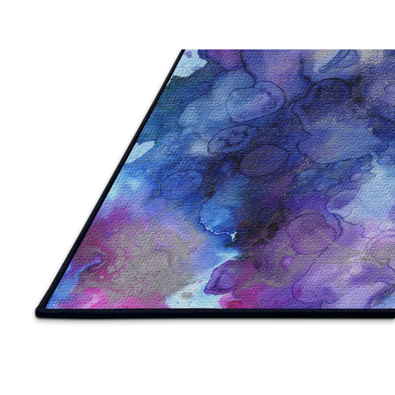 Tapis mauve Ink, Rectangle 4 pi x 6 pi
