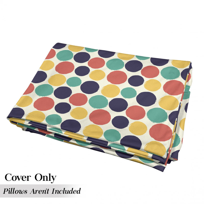 Housse de coussin d'extérieur Blots in Soft Grunge Illustration, H 2 po x l 27 po x P 88 po