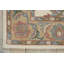 Tapis oriental ivoire / vert en laine touffeté à la main India House Lilian-14173635