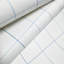 Papier peint texturé à carreaux bleu et blanc cassé